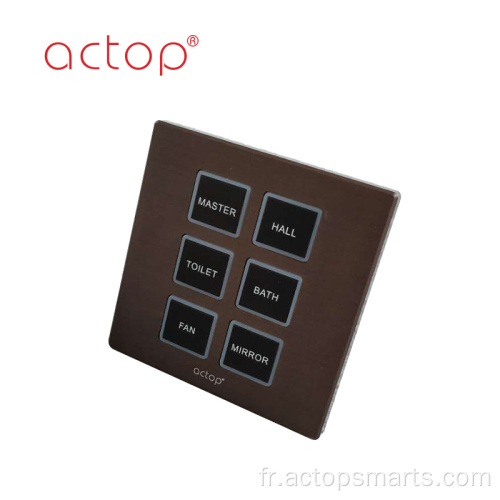 contrôleur de température thermostat tactile intelligent